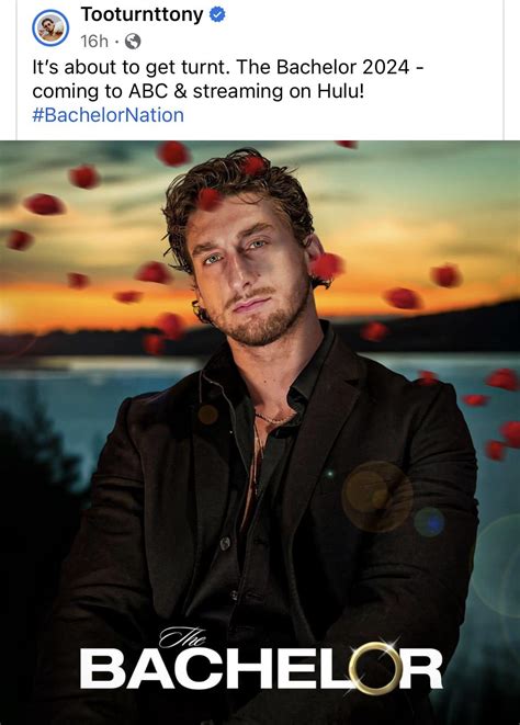 Jul 14, 2023 BACHELOR fans were left stunned after a popular internet personality sparked rumors that he&39;ll appear on the dating show. . Tooturnttony bachelor